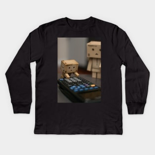 Danbo Does His Homework Kids Long Sleeve T-Shirt